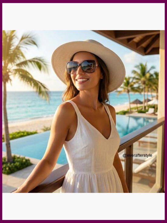 Oversized Square Jackie O Cat Eye Hybrid Butterfly Fashion Sunglasses main image 4